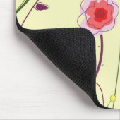 Watercolor-Blumen Mousepad (Ecke)