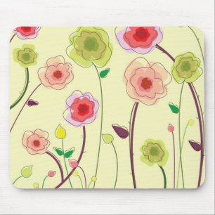 Watercolor-Blumen Mousepad