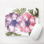 Watercolor-Blumen Mousepad (Mit Mouse)