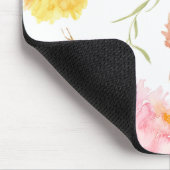 Watercolor-Blumen Mousepad (Ecke)