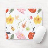 Watercolor-Blumen Mousepad (Mit Mouse)