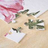 Watercolor-Blumen Puzzle (Seite)