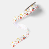 Watercolor-Blumen Satinband (Rückseite)
