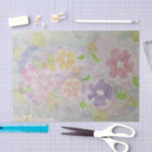 Watercolor-Blumen-Seidenpapier Seidenpapier (Handwerk)