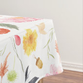 Watercolor-Blumen Tischdecke (Beispiel)