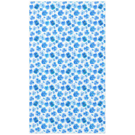 Watercolor BlumenBlumentischdecke blauen Pansy Tischdecke