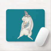 Watercolor Boho Bunny Mousepad (Mit Mouse)