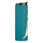 Watercolor Boho Bunny Thermosbecher (Nach links gedreht)