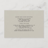 Watercolor Boho Calla Lily Floral Begleitkarte (Rückseite)