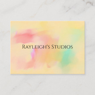 Watercolor Boho Cottage Shabby Chic Business Card Visitenkarte