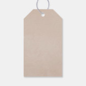 Watercolor Boho Cotton und Eucalyptus Boho Geschenkanhänger (Rückseite)