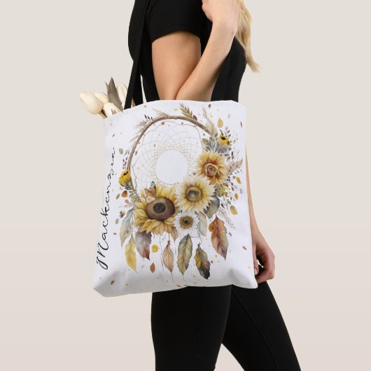 Watercolor Boho Dreamcatcher Tasche (Von Nahem)