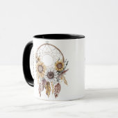 Watercolor Boho Dreamcatcher Tasse (Vorderseite Links)