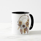 Watercolor Boho Dreamcatcher Tasse (VorderseiteRechts)