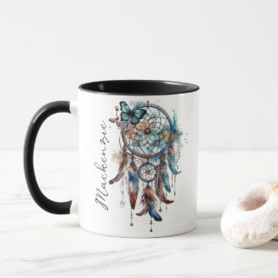 Watercolor Boho Dreamcatcher Tasse