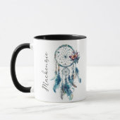 Watercolor Boho Dreamcatcher Tasse (Links)