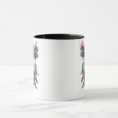 Watercolor Boho Dreamcatcher Tasse (Zentrum)