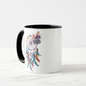 Watercolor Boho Dreamcatcher Tasse (Vorderseite Links)