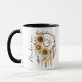Watercolor Boho Dreamcatcher Tasse (Links)