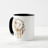 Watercolor Boho Dreamcatcher Tasse (Vorderseite Links)