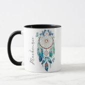 Watercolor Boho Dreamcatcher Tasse (Links)