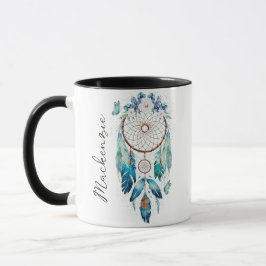 Watercolor Boho Dreamcatcher Tasse