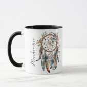 Watercolor Boho Dreamcatcher Tasse (Links)
