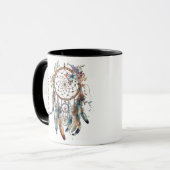 Watercolor Boho Dreamcatcher Tasse (Vorderseite Links)