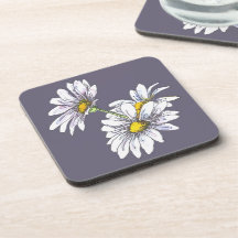 Watercolor Boho Floral Daisy Christmas Gift 