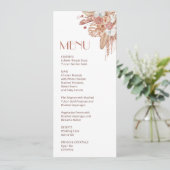 Watercolor Boho Floral    Einladung (Stehend Vorderseite)