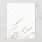 Watercolor Boho Floral | Einladungen zur Hochzeit (Rückseite)