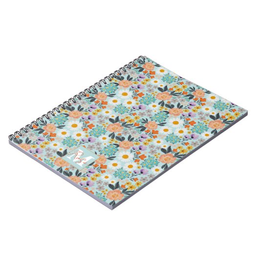 Watercolor Boho Floral Notizblock (Linke Seite)