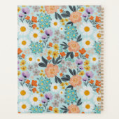 Watercolor Boho Floral Planer (Rückseite)