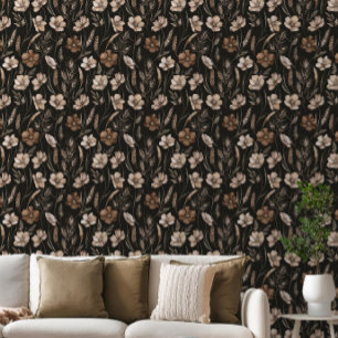 Watercolor Boho Floral Tapete