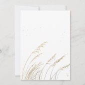 Watercolor Boho Floral | Terracotta-Brautparty Einladung (Rückseite)