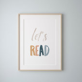 Watercolor boho lasse Poster lesen