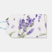 Watercolor Boho Lavender Geschenkanhänger (Rückseite Horizontal)