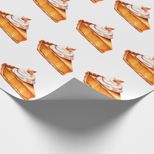 Watercolor Boho Pie Pattern Geschenkpapier (Ecke)