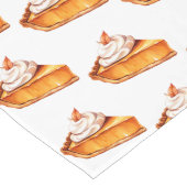 Watercolor Boho Pumpkin Pie Muster Großer Tischläufer (Ecke)