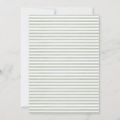 Watercolor Boho Rainbow Baby Dusche Dankeskarte (Rückseite)