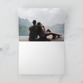 Watercolor Boho Rose & Neutral Thank You Card Dankeskarte (Innenseite)