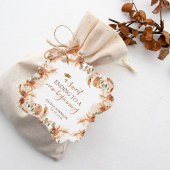 Watercolor Boho Script Abschluss Sweet Ending Geschenkanhänger