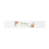 Watercolor Boho Wedding Invitation Bly Band (Flach)