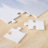 Watercolor Bolognese Festive Town Bench Christmas Puzzle (Seite)