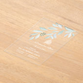 Watercolor Botanical Ramadan Iftar Acryleinladungen (Ablage )