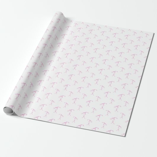 Watercolor Bow Muster Wrapping Paper Roll Geschenkpapier (Ungerollt)