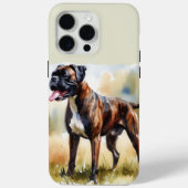 Watercolor Boxer Dog Case-Mate iPhone Hülle (Rückseite)