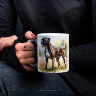 Watercolor Boxer Dog Kaffeetasse