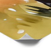 Watercolor Boxer Dog Poster (Ecke)