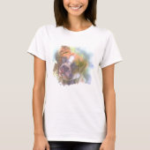 Watercolor Boxer Dog T-Shirt (Vorderseite)